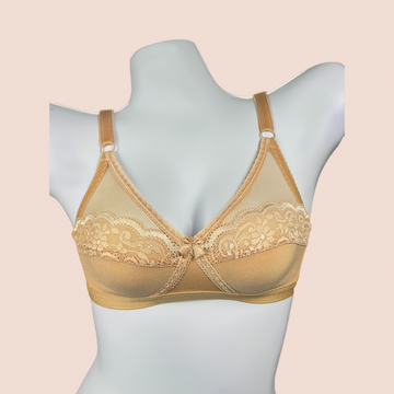 Daily Wear Cotton Half Cup Lace Bra