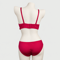 Sexy Bridal Underwire Push Up Padded Bra Panty Set