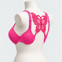 Butterfly Lace Back Front Open Bra
