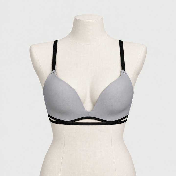 Wirefree Breathable Smart Push Up Bra