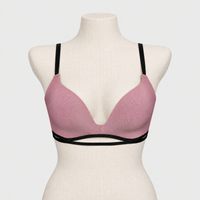 Wirefree Breathable Smart Push Up Bra