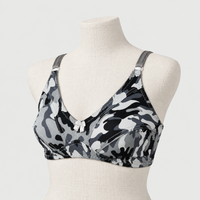 Silky Cheetah Print Non Padded Wire Free Bra