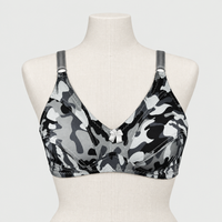Silky Cheetah Print Non Padded Wire Free Bra