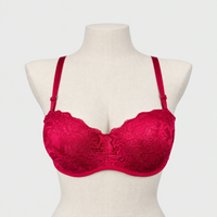 Stylish Love You Lacy Padded Wired Push-up Bra