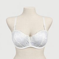 Stylish Love You Lacy Padded Wired Push-up Bra