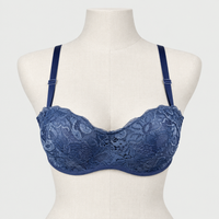Stylish Love You Lacy Padded Wired Push-up Bra