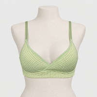 Smart Push Up Check Daily Wear Non Wire T-shirt Bra