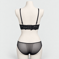 Bridal Floral Lace Soft Solid Breathable Wireless Bra