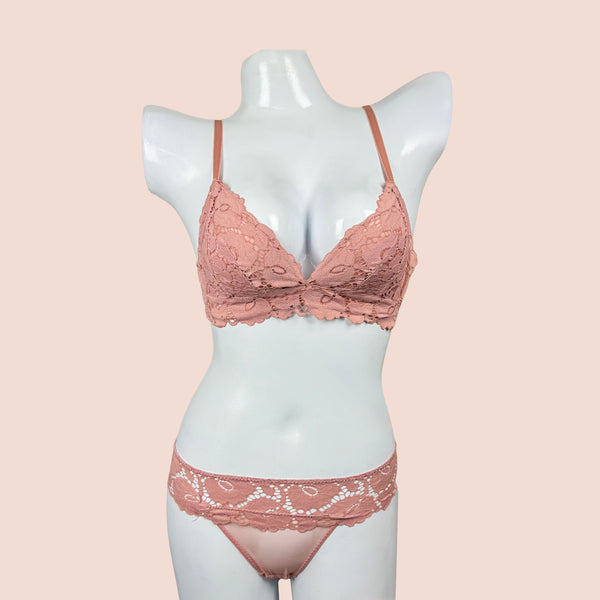 Sexy Floral Lace Soft Solid Breathable Wireless Bra