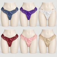 Sexy V Shape French Thong Lace Crotch Seamless Panties