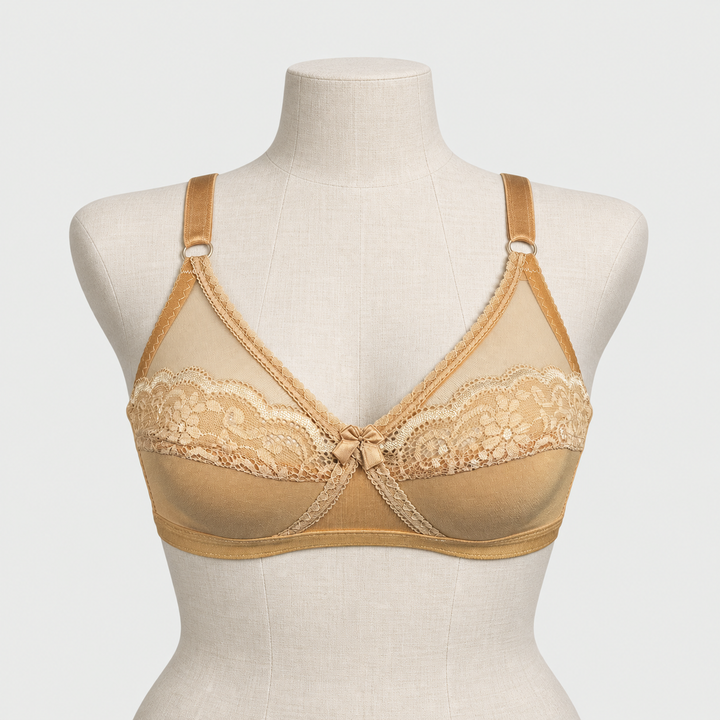 Daily Wear Cotton Half Cup Lace Bra
