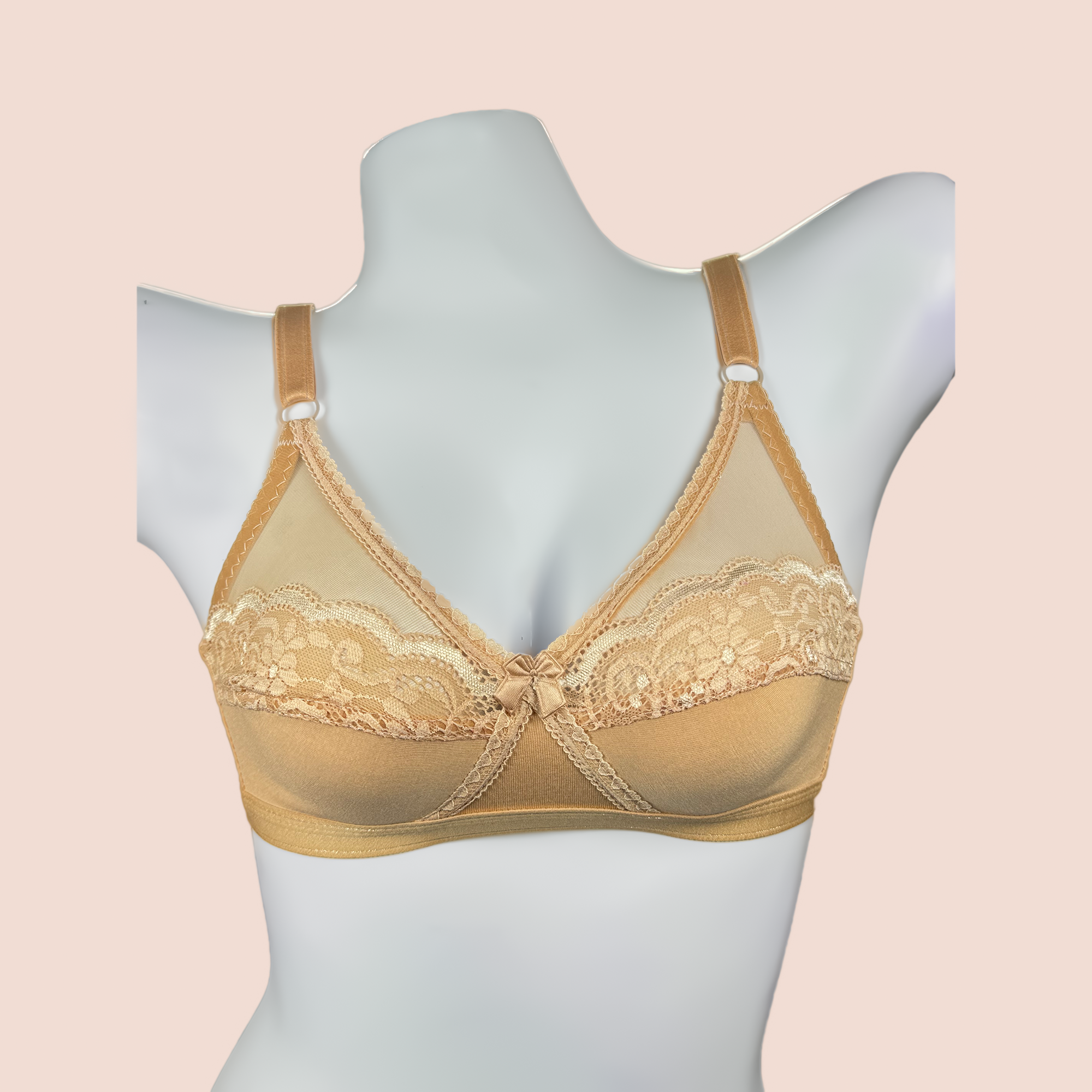 Daily Wear Cotton Half Cup Lace Bra
