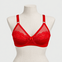 Daily Wear Cotton Half Cup Lace Bra