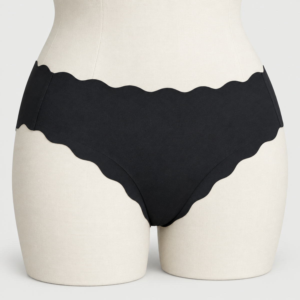 Rippled Edge Seamless Underwear Invisible Panties