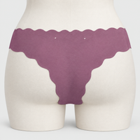 Rippled Edge Seamless Underwear Invisible Panties
