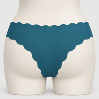 Rippled Edge Seamless Underwear Invisible Panties