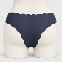 Rippled Edge Seamless Underwear Invisible Panties
