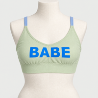 Cute Babe Light Padded Sports Bra For Young Girls