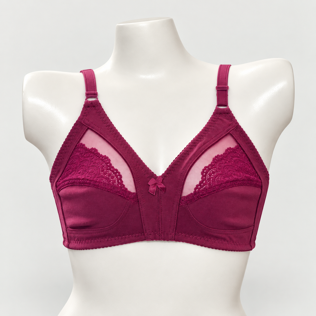 Half Net Cotton Daily Wear Bra