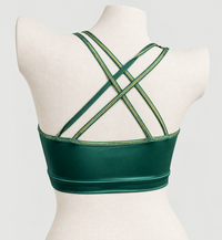 Luxury Soft Silk Removable Padded Bralette and Panty Set with Elegant Golden Straps