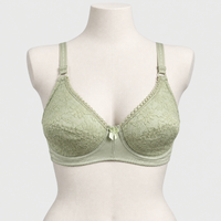 Beautiful Floral Lightly Padded Non-Wired Bra – Ultra-Soft & Comfortable