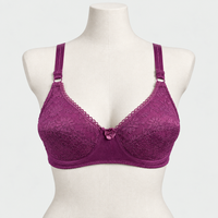 Beautiful Floral Lightly Padded Non-Wired Bra – Ultra-Soft & Comfortable