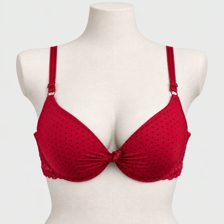 Beautiful Daily Wear Padded Push Up Bra with Side Lace