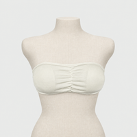 Strapless Wireless Padded Bra with Removable Pads
