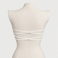 Strapless Wireless Padded Bra with Removable Pads