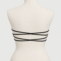 Strapless Wireless Padded Bra with Removable Pads