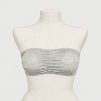 Strapless Wireless Padded Bra with Removable Pads