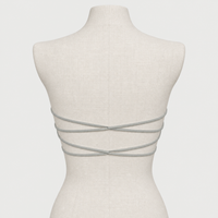Strapless Wireless Padded Bra with Removable Pads