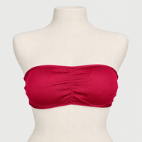 Strapless Wireless Padded Bra with Removable Pads