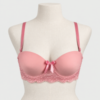 Women's Sexy Balconette Underwire Push-up Padded Bra
