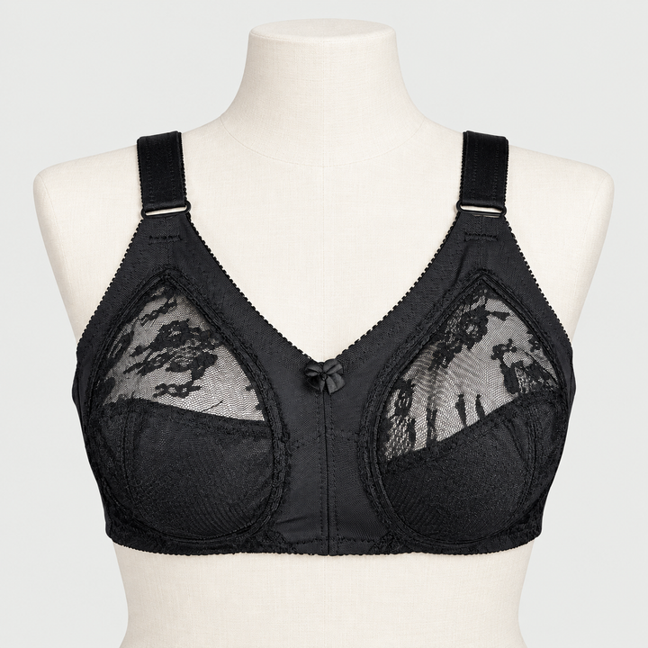 Doreen Non Padded Wire Free Half Net Bra