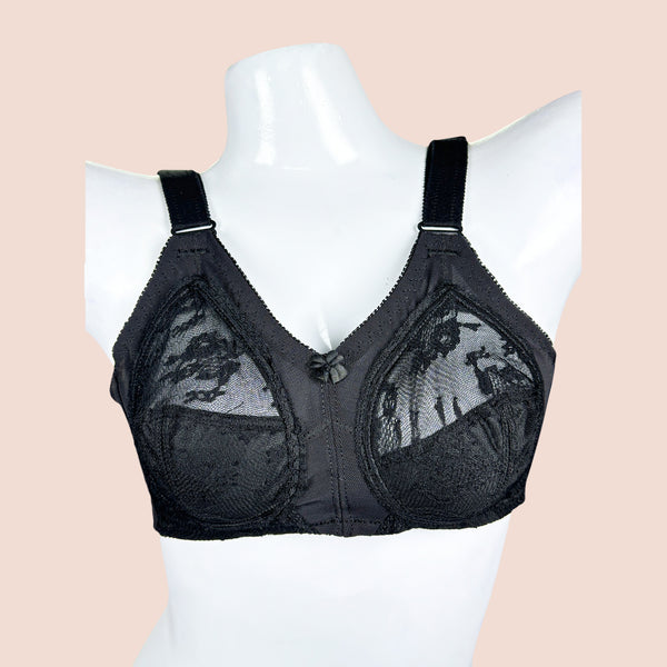 Doreen Non Padded Wire Free Half Net Bra