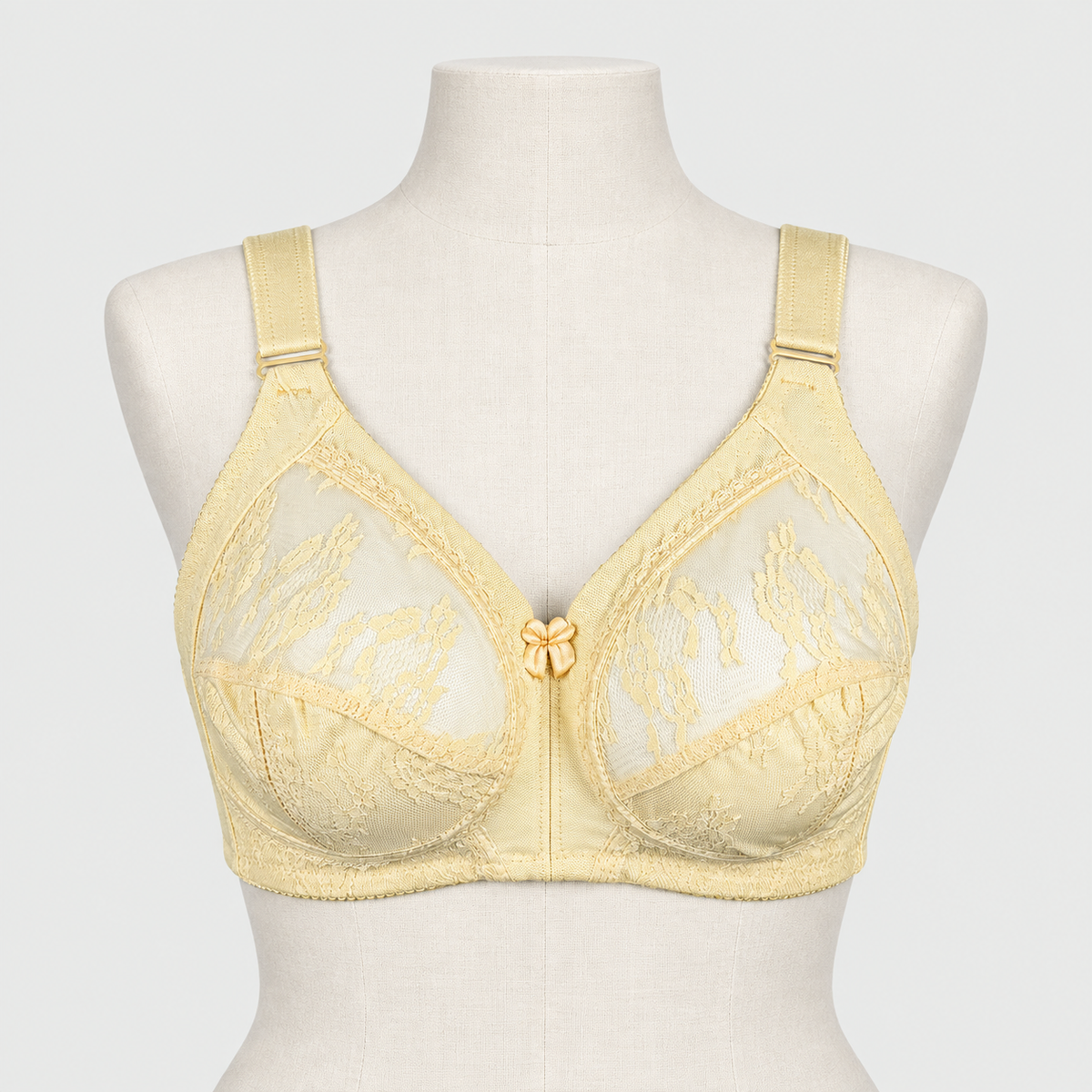 Doreen Non Padded Wire Free Half Net Bra