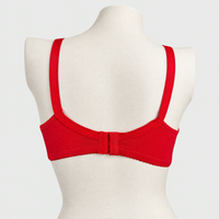 Cotton Spandex Half Cup Lace with Net Daily Wear Bra