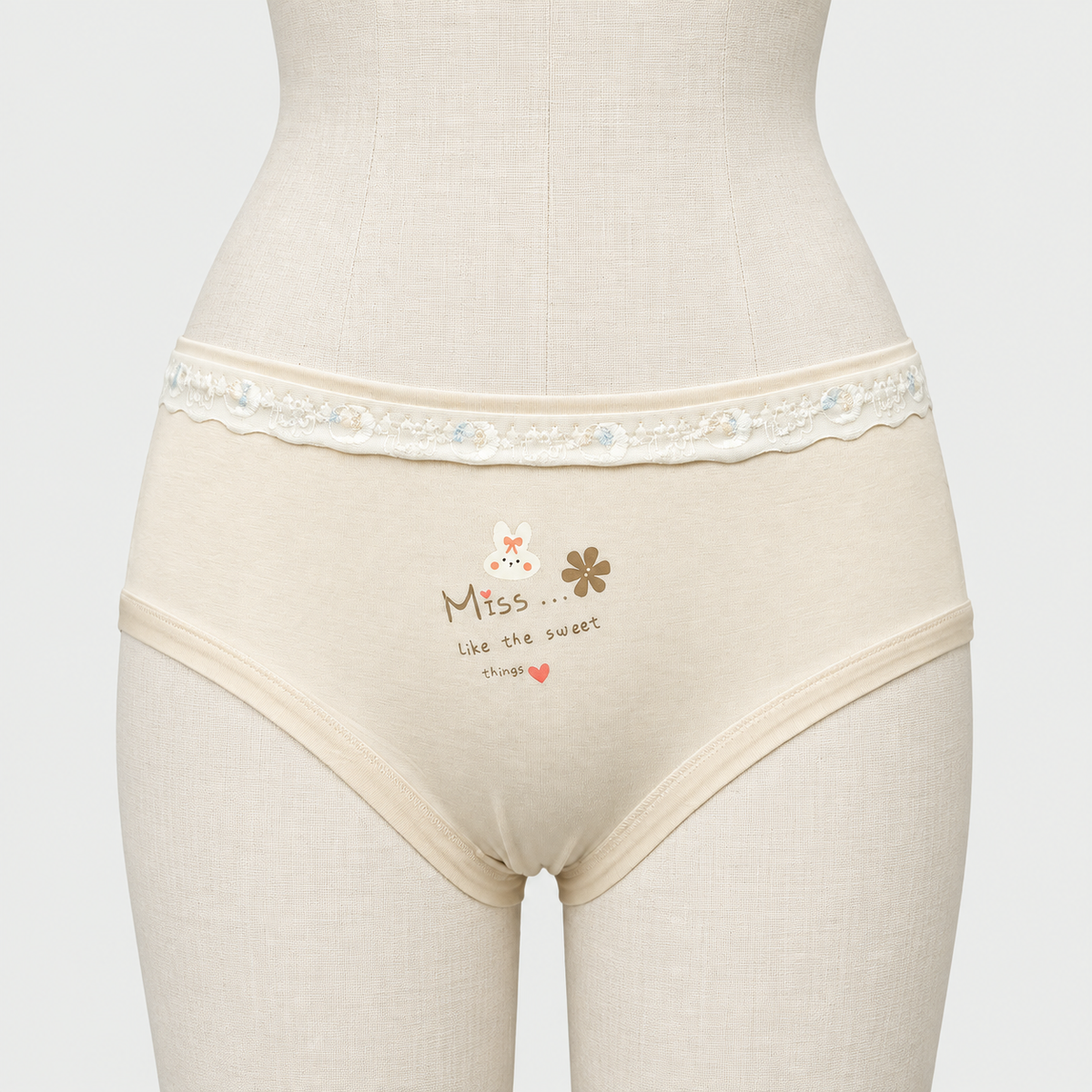 Women's Embroidery Beautiful Cotton Panties