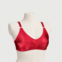 Very Soft Plain Silk Wire Free Bra