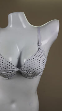 Beautiful Daily Wear Padded Push Up Bra with Side Lace
