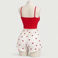 Premium Casual Pajamas Loungewear Two Piece Vest With Shorts